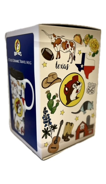 Buc-ee's Ceramic Travel Mug