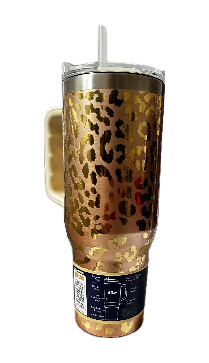 Buc-ee's Cheetah Print Tumbler